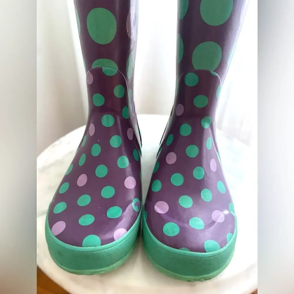 Bogs Kids rain boot Dots  size 3